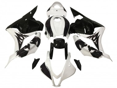 Affordable 2009-2012 Honda CBR600RR Motorcycle Fairing - White Glossy Black Australia