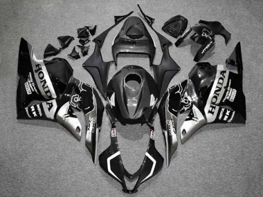 Affordable 2009-2012 Honda CBR600RR Motorcycle Fairings - Silver Glossy Black HRC Australia