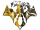2009-2012 Honda CBR600RR Motorcycle Fairings - Gold Glossy Black Australia