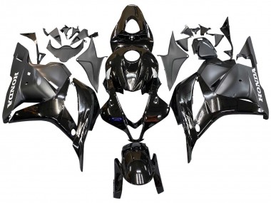 Affordable 2009-2012 Honda CBR600RR Motorcycle Fairings - Glossy Black Matte Black Australia