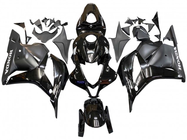2009-2012 Honda CBR600RR Motorcycle Fairings - Glossy Black Matte Black Australia