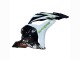 2009-2012 Honda CBR600RR Motorcycle Fairings - White Green Glossy Black Hannspree Australia