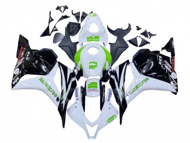 Affordable 2009-2012 Honda CBR600RR Motorcycle Fairings - White Green Glossy Black Hannspree Australia