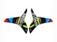 2009-2012 Honda CBR600RR Motorcycle Fairings - Black Multicolor MoviStar Australia