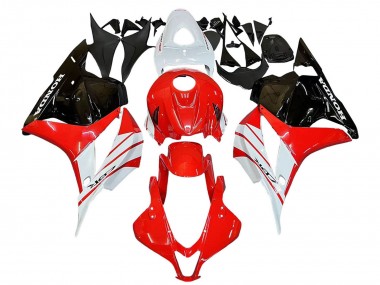 Affordable 2009-2012 Honda CBR600RR Motorcycle Fairing - White Red Glossy Black Australia