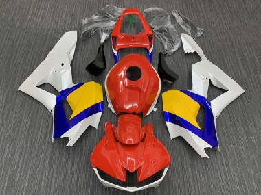Affordable 2009-2012 Honda CBR600RR Motorcycle Fairings - White Blue Yellow Red Australia