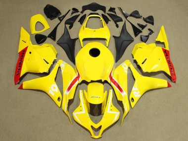 Affordable 2009-2012 Honda CBR600RR Motorcycle Fairings - Yellow Red White Repsol Australia