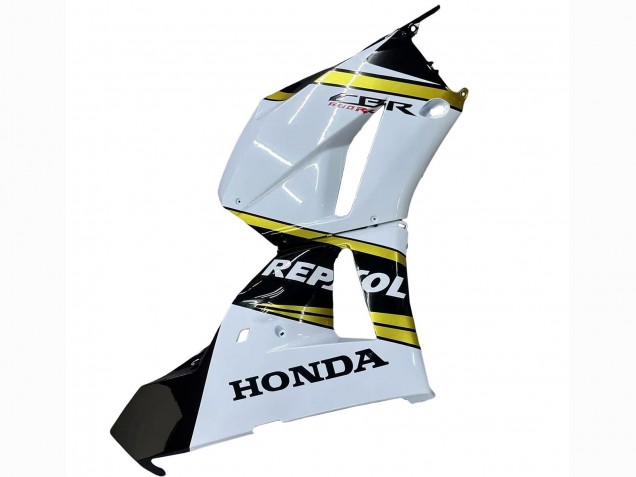 2013-2023 Honda CBR600RR Motorcycle Fairings - White Gold Glossy Black Repsol Australia