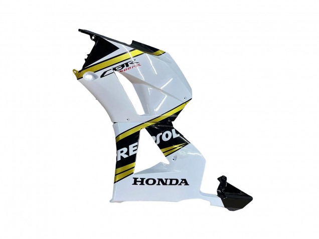 2013-2023 Honda CBR600RR Motorcycle Fairings - White Gold Glossy Black Repsol Australia