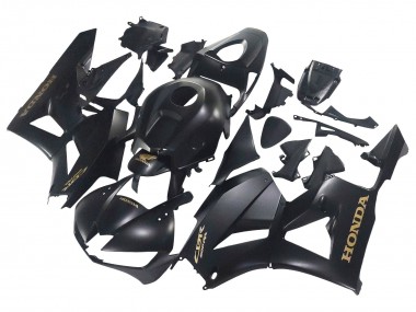 Affordable 2013-2023 Honda CBR600RR Motorcycle Fairings - Matte Black Gold Decals Australia