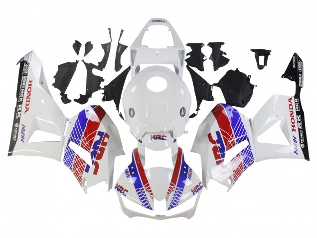 2013-2023 Honda CBR600RR Motorcycle Fairing - White Red Blue HRC Australia