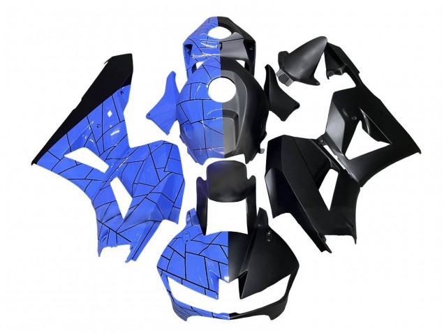 2013-2023 Honda CBR600RR Motorcycle Fairing - Blue Matte Black Australia