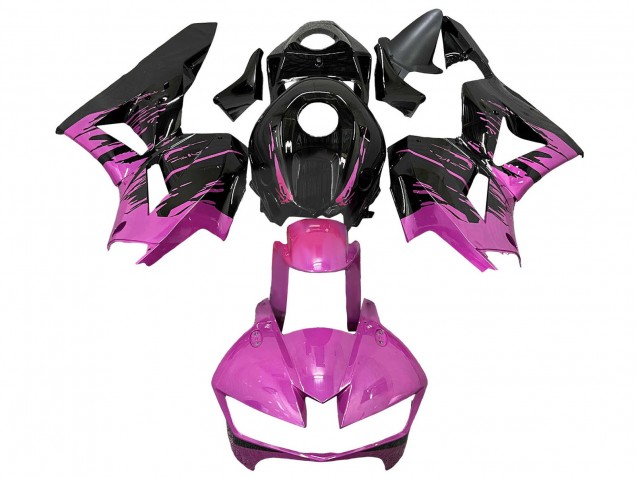 2013-2023 Honda CBR600RR Motorcycle Fairings - Pink Glossy Black Australia