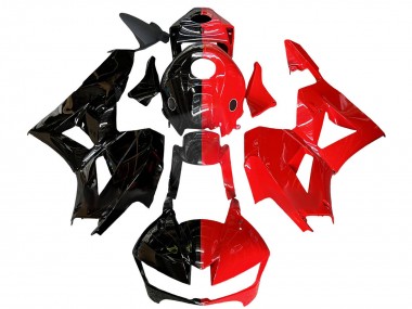 Affordable 2013-2023 Honda CBR600RR Motorcycle Fairings - Glossy Black Red Split Australia