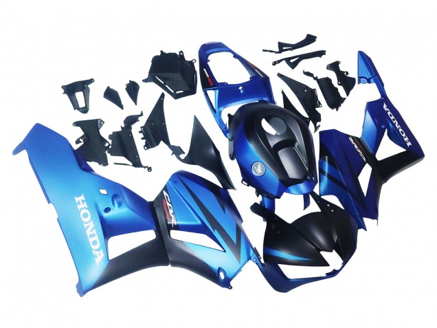2013-2023 Honda CBR600RR Motorcycle Fairings - Blue Matte Black Racing Australia