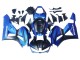 2013-2023 Honda CBR600RR Motorcycle Fairings - Blue Matte Black Racing Australia