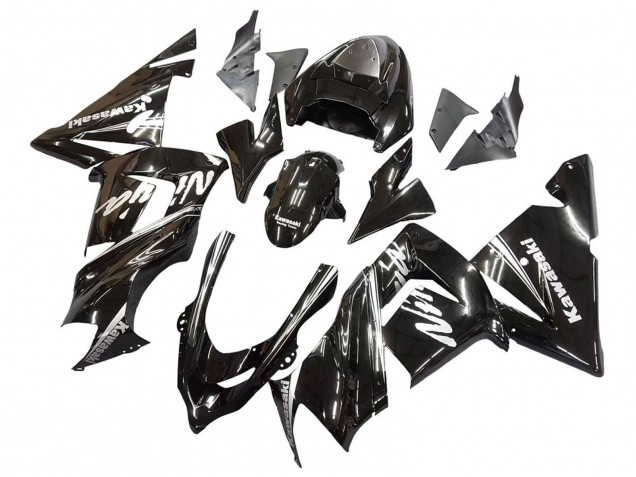 2004-2005 Kawasaki ZX10R Motorcycle Fairings - Glossy Black Ninja Australia