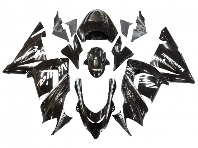 2004-2005 Kawasaki ZX10R Motorcycle Fairings - Glossy Black Ninja Australia