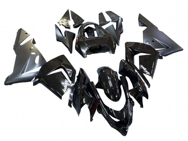 2004-2005 Kawasaki ZX10R Motorcycle Fairings - Glossy Matte Black Ninja Australia