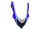 2004-2005 Kawasaki ZX10R Motorcycle Fairings - Glossy Blue White Fiat Motul Australia