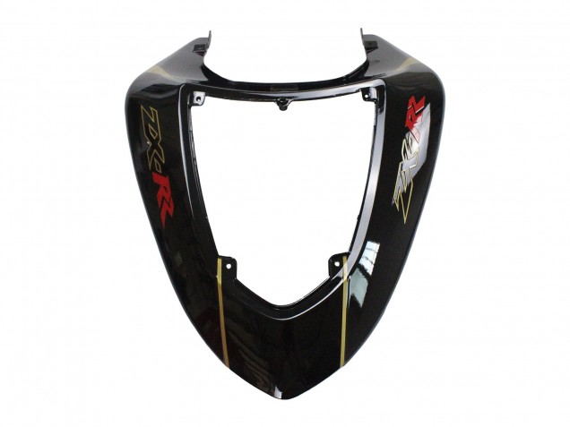 2006-2007 Kawasaki ZX10R Motorcycle Fairings - Black Red Gold BACARDI Australia