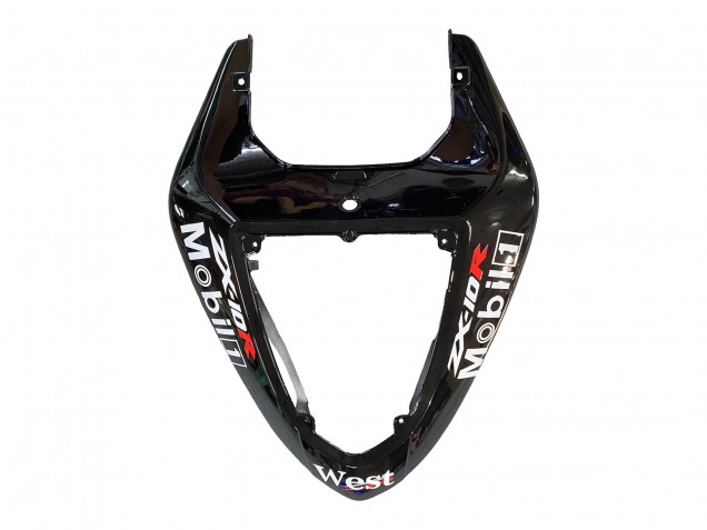 2006-2007 Kawasaki ZX10R Motorcycle Fairings - Glossy Black White West Australia