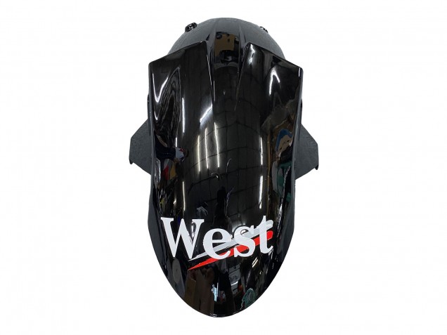 2006-2007 Kawasaki ZX10R Motorcycle Fairings - Glossy Black White West Australia