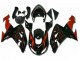 2006-2007 Kawasaki ZX10R Motorcycle Fairings - Glossy Black Red Australia