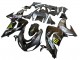 2006-2007 Kawasaki ZX10R Motorcycle Fairings - Grey Yellow Glossy Black Monster Elf Australia