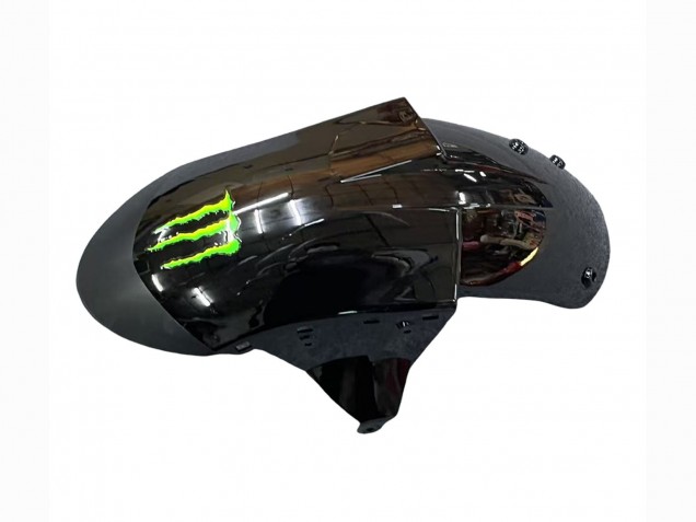 2006-2007 Kawasaki ZX10R Motorcycle Fairings - Grey Yellow Glossy Black Monster Elf Australia