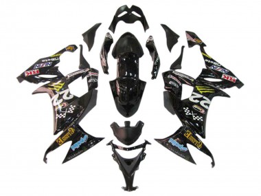 Affordable 2006-2007 Kawasaki ZX10R Motorcycle Fairings - Glossy Black Red Blue Yellow Monster Australia