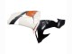 2006-2007 Kawasaki ZX10R Motorcycle Fairings - White Orange Black Australia