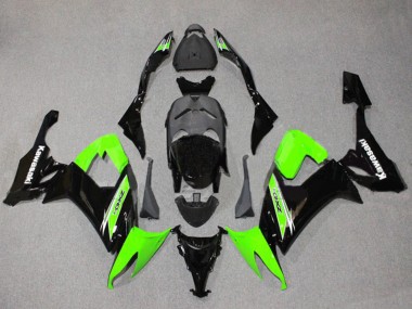 Affordable 2008-2010 Kawasaki ZX10R Motorcycle Fairings - Green Glossy Black Australia