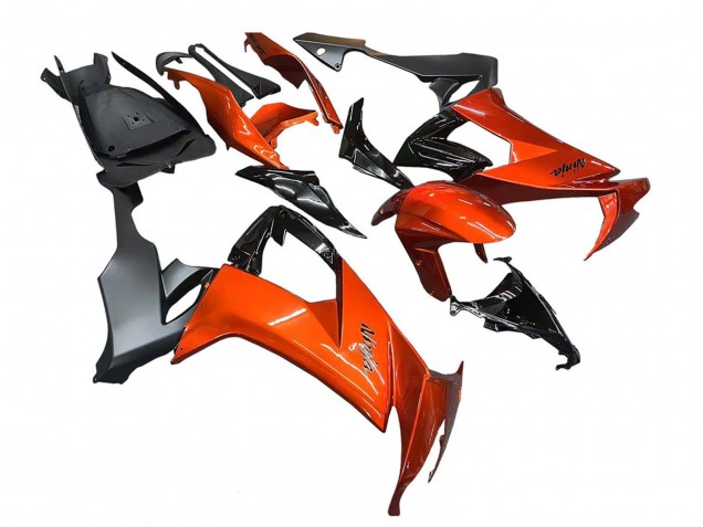 2008-2010 Kawasaki ZX10R Motorcycle Fairings - Burnt Orange Black Australia