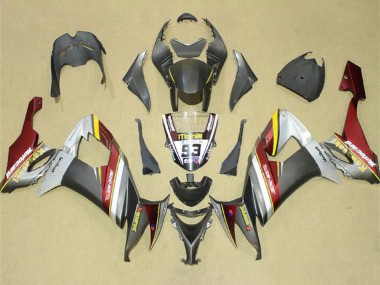 Affordable 2008-2010 Kawasaki ZX10R Motorcycle Fairings - Silver Grey Yellow Red Australia