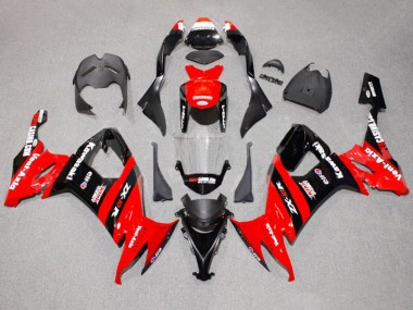 Affordable 2008-2010 Kawasaki ZX10R Motorcycle Fairings - Red Black Kick Elf Australia