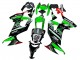 2008-2010 Kawasaki ZX10R Motorcycle Fairings - Green White Red Black Monster Elf 66 Australia