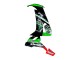 2008-2010 Kawasaki ZX10R Motorcycle Fairings - Green White Red Black Monster Elf 66 Australia