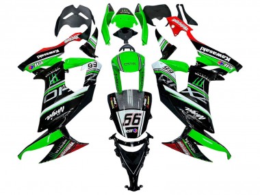 Affordable 2008-2010 Kawasaki ZX10R Motorcycle Fairings - Green White Red Black Monster Elf 66 Australia