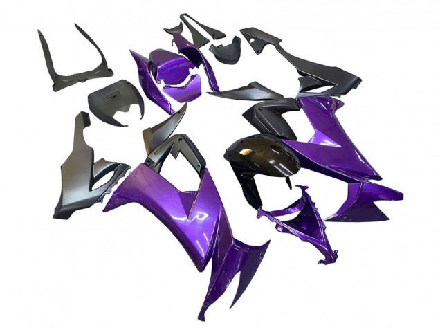 2008-2010 Kawasaki ZX10R Motorcycle Fairings - Purple Black Australia