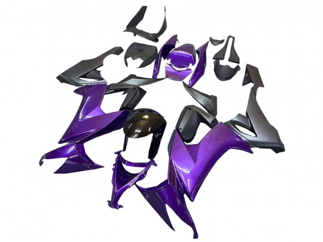2008-2010 Kawasaki ZX10R Motorcycle Fairings - Purple Black Australia