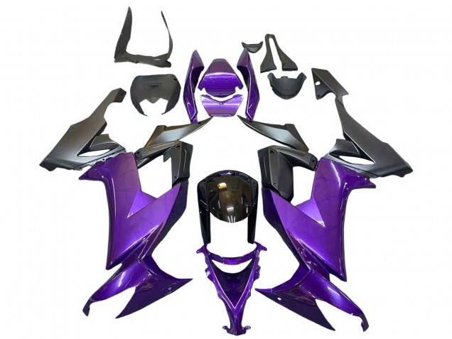 2008-2010 Kawasaki ZX10R Motorcycle Fairings - Purple Black Australia