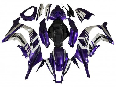 Affordable 2008-2010 Kawasaki ZX10R Motorcycle Fairings - Purple Silver Black Australia