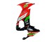 2008-2010 Kawasaki ZX10R Motorcycle Fairings - Red Green Black Australia
