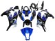 2011-2015 Kawasaki ZX10R Motorcycle Fairings - Blue White Glossy Black Australia
