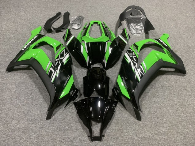 2011-2015 Kawasaki ZX10R Motorcycle Fairings - Green Glossy Black Matte Black Australia