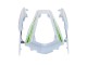 2011-2015 Kawasaki ZX10R Motorcycle Fairings - White Green Stripe Black Ninja Australia