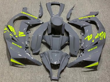 Affordable 2011-2015 Kawasaki ZX10R Motorcycle Fairing - Nardo Grey Yellow Australia