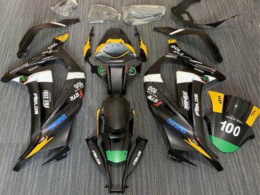 Affordable 2011-2015 Kawasaki ZX10R Motorcycle Fairings - Matte Black White Yellow Green Elf Trick Star Frtr 100 Australia
