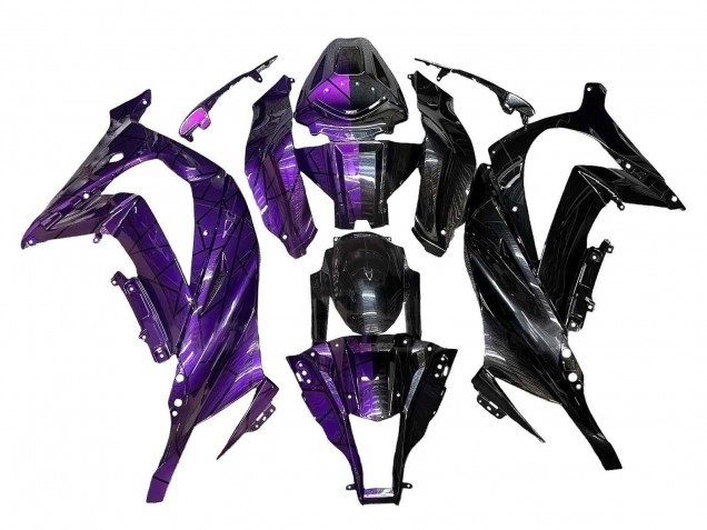 2011-2015 Kawasaki ZX10R Motorcycle Fairings - Purple Black Australia